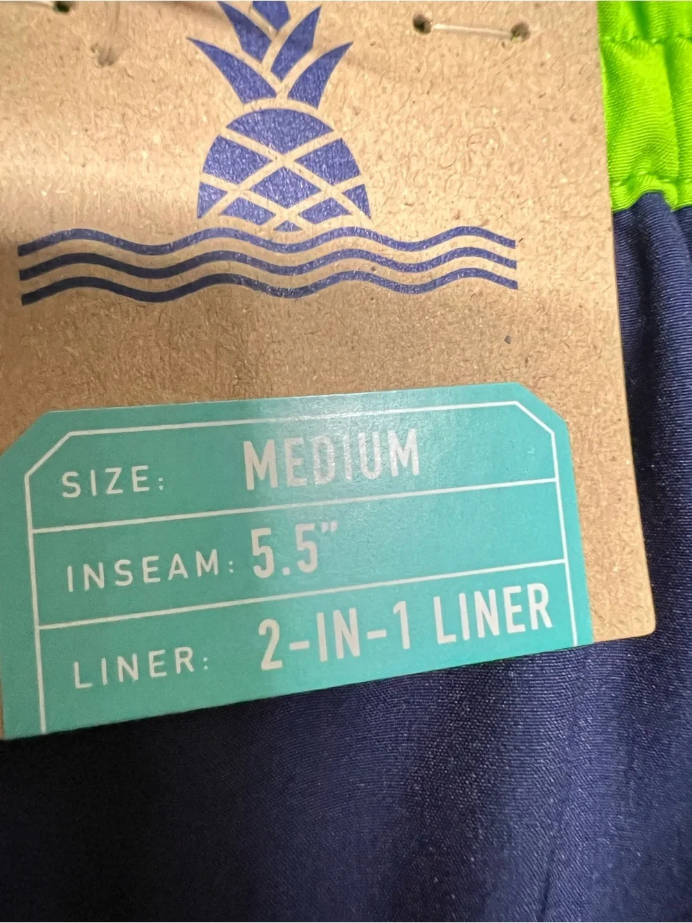 New Chubbies Navy Seattle Seahawks Lined Swim Trunks‎ Shorts 5.5”